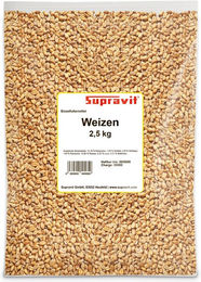 Supravit Weizen Futterweizen - Premium regionales Futtergetreide, Ergänzungsfutter für: Nutz-/ Wildtier – Bild 1 von 5