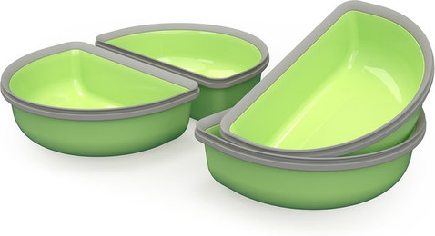 Produktbild von SureFeed Halbschalen 4er Pack grün