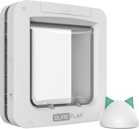 Produktbild von SureFlap Mikrochip Haustierklappe Connect mit Hub