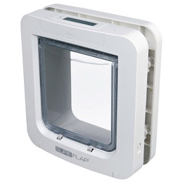 Produktbild von SureFlap Mikrochipgesteuerte Haustierklappe weiß - 1 Stk.