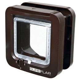 Produktbild von SureFlap Mikrochipgesteuerte Katzenklappe braun - 1 Stk.