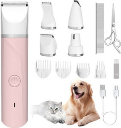 Produktbild von SURFOU Elektrische Hundeschermaschine mit Pfotentrimmer und Nagelschleifer