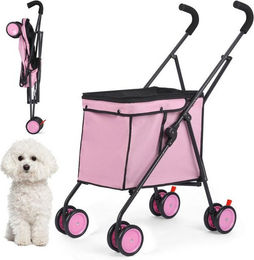 Produktbild von SURFOU Hundebuggy faltbar wasserdicht mit 360° Rädern - 36 l