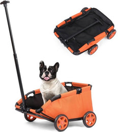 Produktbild von SURFOU Hundebuggy Faltbarer Mini-Hundewagen