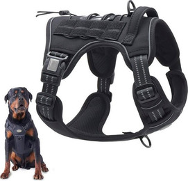 Produktbild von SURFOU Hundegeschirr Mittelgroß verstellbar mit Reflexstreifen