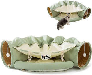 Produktbild von SURFOU Katzentunnel mit Schlafplatz und Rascheltunnel