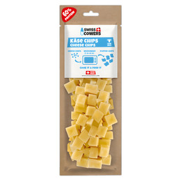 Produktbild von Swiss Cowers Hundesnack Cheese Chips - 80 g