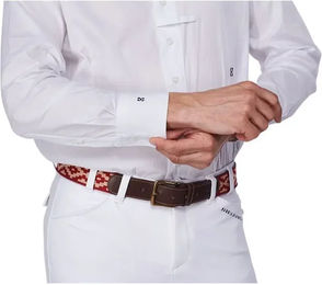 Produktbild von Sabbia Bianca Ledergürtel für Herren in Beige und Weiß