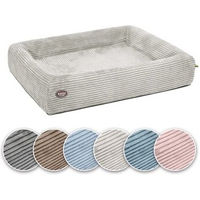 Produktbild von SABRO Hundebett KUDDE aus Cord in Grau 1 m x 1,2 m