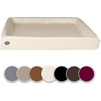 Produktbild von SABRO Hundebett KUDDE aus Kunstleder in Beige