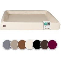 Produktbild von SABRO Hundebett KUDDE aus Kunstleder in Creme Beige
