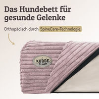 Produktbild von SABRO Hundebett KUDDE Cord Rosa