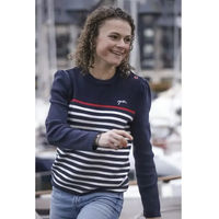 Produktbild von Saint James x Pénélope Maelle Marinière Pullover für Damen aus Baumwolle XL
