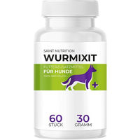 Produktbild von Saint Nutrition Wurmixit Wurm Tabletten zur Verdauungshilfe für Hunde 1000 Stück