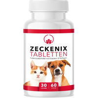 Produktbild von Saint Nutrition® Zeckenix Zecken Tabletten für Hund und Katze
