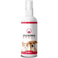 Produktbild von Saint Nutrition® Zeckenix Zeckenschutzspray für Hund und Katze gegen Zecken und Flöhe