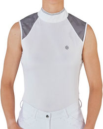 Salea Reitshirt Damen Ärmellos Sommer Grau M – Bild 1 von 1