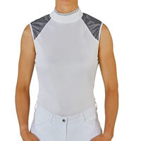 Produktbild von Salea Turnier-Shirt Damen ärmellos Weiß Navy Größe XL