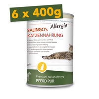 Produktbild von SALiNGO Katzenfutter Nass Pferd Adult Hypoallergen 6x400g