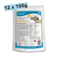Produktbild von SALiNGO Katzennassfutter Huhn und Lachs getreidefrei für erwachsene Katzen 12x100g
