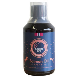 Produktbild von Salmopet Lachsöl Haut-Fell-Supplement für Hunde 300 ml - 300 ml