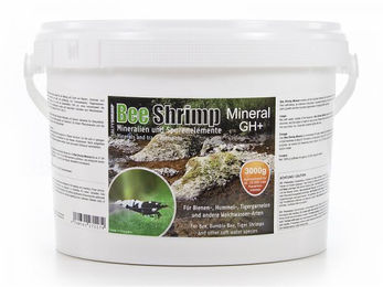 SaltyShrimp Bee Shrimp Mineral GH+ Mineralsalz zur Anhebung der Gesamthärte für Bienen-, Hummel- und Tigergarnelen 3000g - 3000 g – Bild 1 von 9