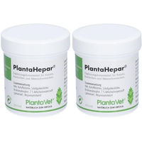 Produktbild von Saluvet PlantaHepar Nahrungsergänzung für Hund Katze Kaninchen und Meerschweinchen zur Unterstützung von Leber und Verdauung 100 Tabletten