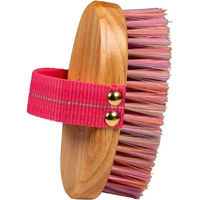 Produktbild von Sammy Einhorn Vollbürste für Pferde aus Holz in Rosa