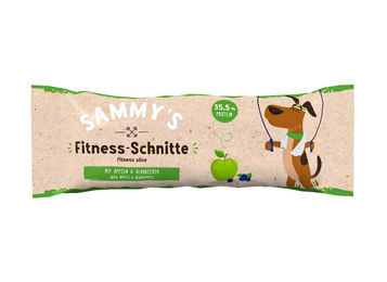 Produktbild von Sammy's Fitness-Schnitte Hundesnack Apfel und Blaubeere 20 x 25 g - 20 x 25 g