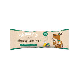 Produktbild von Sammy's Fitness-Schnitte Lachs mit Grünlippmuscheln 4 Riegel Funktionssnack für Hunde