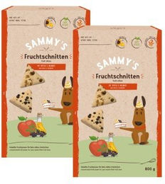 Produktbild von Sammy's Fruchtschnitte Belohnungssnack ohne tierisches Protein 2x800 g