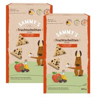 Produktbild von Sammy's Fruchtschnitte Belohnungssnack ohne tierisches Protein 2x800 g