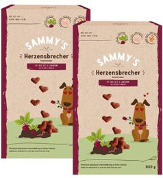Produktbild von Sammy's Herzensbrecher Belohnungssnack für Hunde 2x800 g - 2 x 800 g