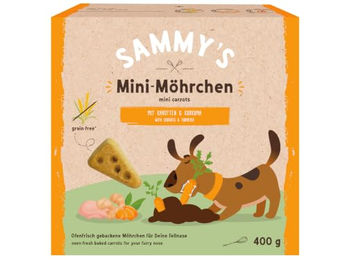Sammy's Hundesnacks Mini-Möhrchen mit Huhn getreidefrei und ohne Zucker für erwachsene Hunde 400 g – Bild 1 von 1