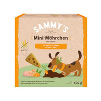 Produktbild von Sammy's Hundesnacks Mini-Möhrchen mit Huhn getreidefrei und ohne Zucker für erwachsene Hunde 400 g