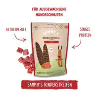 Produktbild von Sammy's Hundesnacks Rinderstreifen Trockenfleisch Rind Getreidefrei Monoprotein 6 x 190g - 6 x 190 g