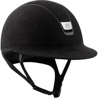 Produktbild von Samshield 2.0 Miss Shield Premium Alcantara Reithelm mit Liner schwarz Größe 58 L