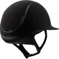 Produktbild von Samshield 2.0 Miss Shield Premium Reithelm für Damen aus Alcantara in Schwarz mit Liner Größe S
