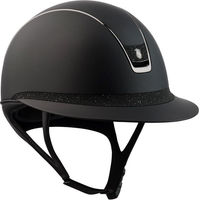 Produktbild von Samshield 2.0 Miss Shield Reithelm Shadowmatt Crystal Fabric in Schwarz Größe L 57-61