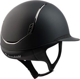 Samshield 2.0 Miss Shield Shadowmatt Crystal Fabric Reithelm für Damen in Schwarz Größe S – Bild 1 von 2
