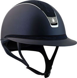 Samshield 2.0 Miss Shield Shadowmatt Reithelm Flower Embroidery Blau Größe M 55-58 – Bild 1 von 1
