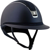 Produktbild von Samshield 2.0 Miss Shield Shadowmatt Reithelm Flower Embroidery Blau Größe M 55-58