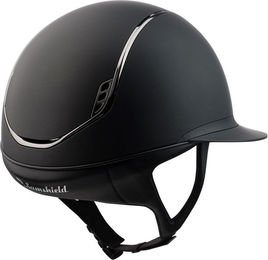 Samshield 2.0 Miss Shield Shadowmatt Reithelm für Damen inklusive Liner in Schwarz oder Braun Größe L – Bild 1 von 8