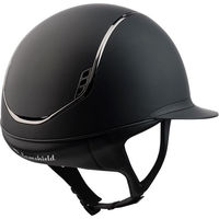Produktbild von Samshield 2.0 Miss Shield Shadowmatt Reithelm für Damen inklusive Liner in Schwarz oder Braun Größe L