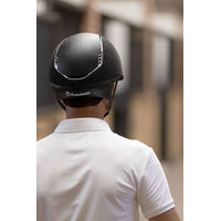 Produktbild von Samshield 2.0 Premium Reithelm aus Alcantara mit Premium Liner Schwarz Größe L