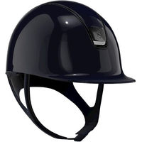 Produktbild von Samshield 2.0 Shadowglossy Reithelm mit Liner Blue Black Chrome Größe 55 S
