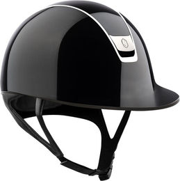 Samshield 2.0 Shadowglossy Reithelm mit Liner Schwarz Größe 56 S – Bild 1 von 1
