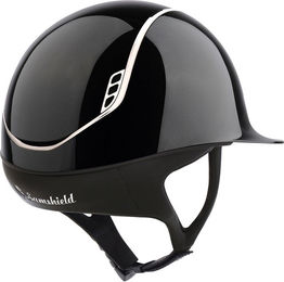 Samshield 2.0 Shadowglossy Reithelm mit Liner Schwarz Größe M – Bild 1 von 4