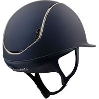 Produktbild von Samshield 2.0 Shadowmatt 300 Reithelm mit Swarovski Kristallen in Blau Größe M