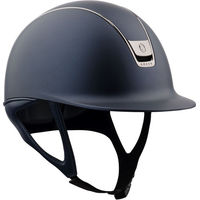 Produktbild von Samshield 2.0 Shadowmatt 5 Crystals Reithelm mit Liner Blau Größe 59 L